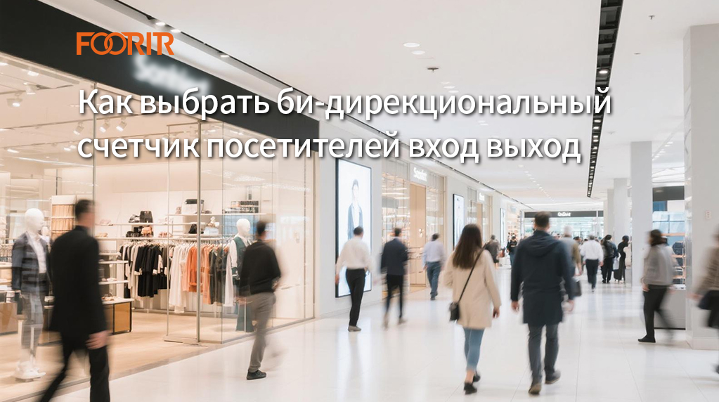 Как выбрать би-дирекциональный счетчик посетителей вход выход
